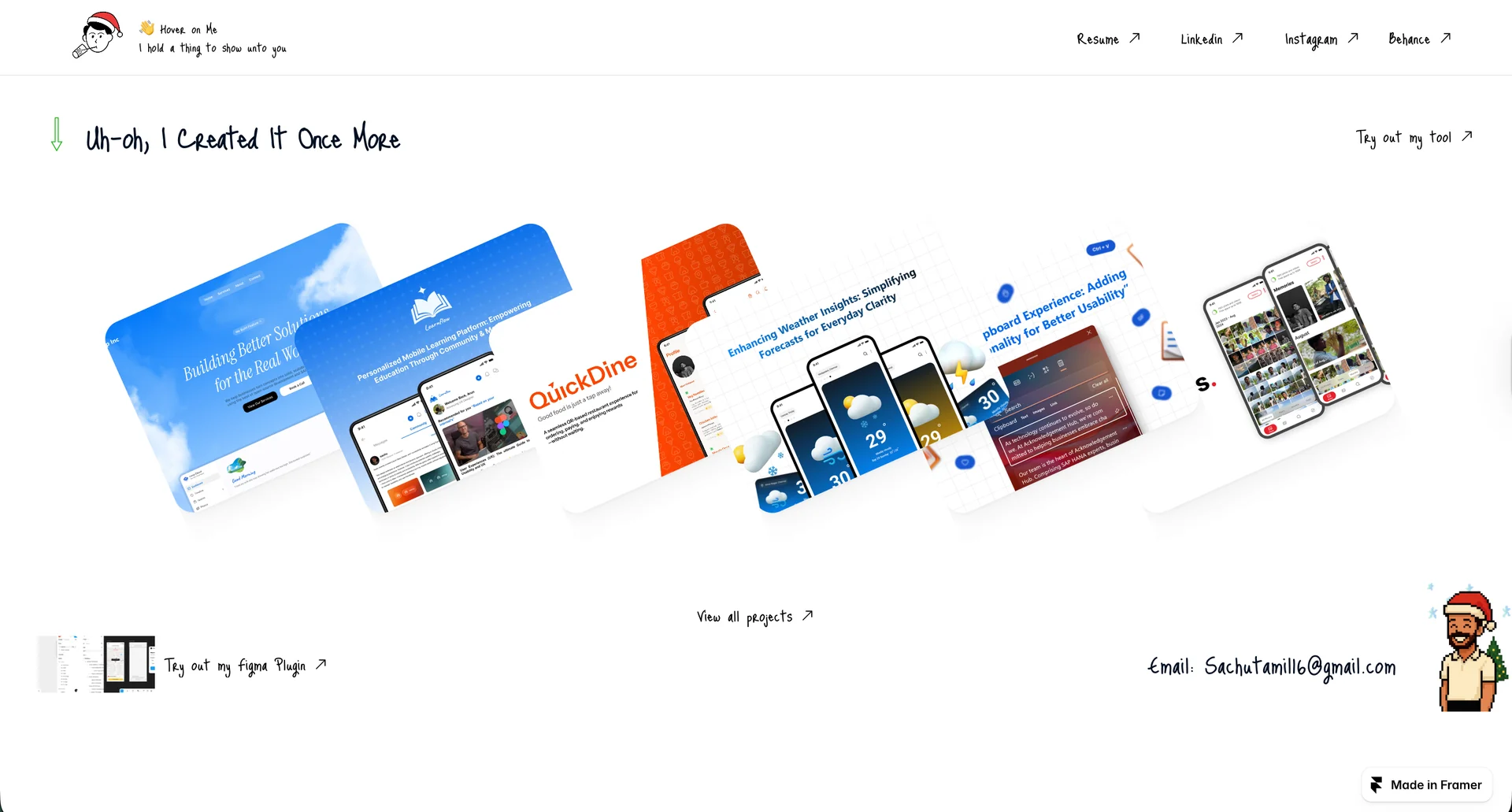 Portfolio website of sachuthanantha tamil arun