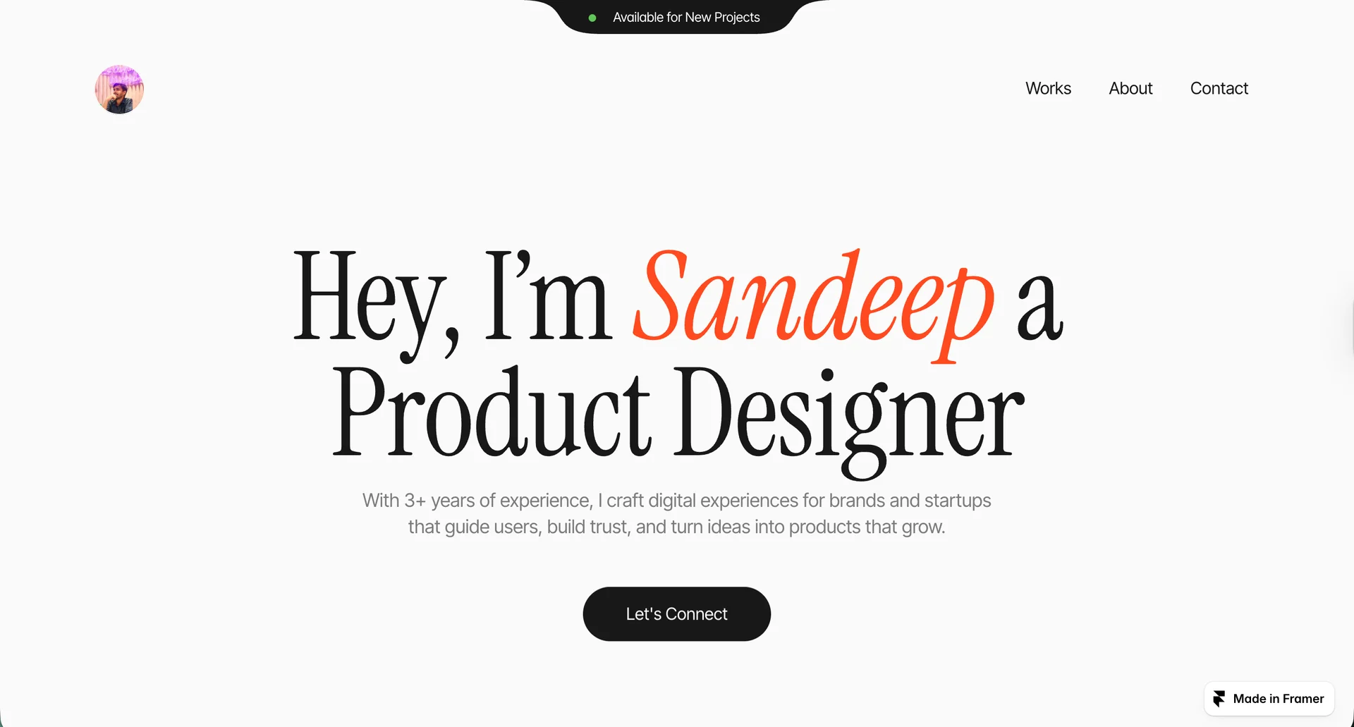 Portfolio website of Sandeep Pathak