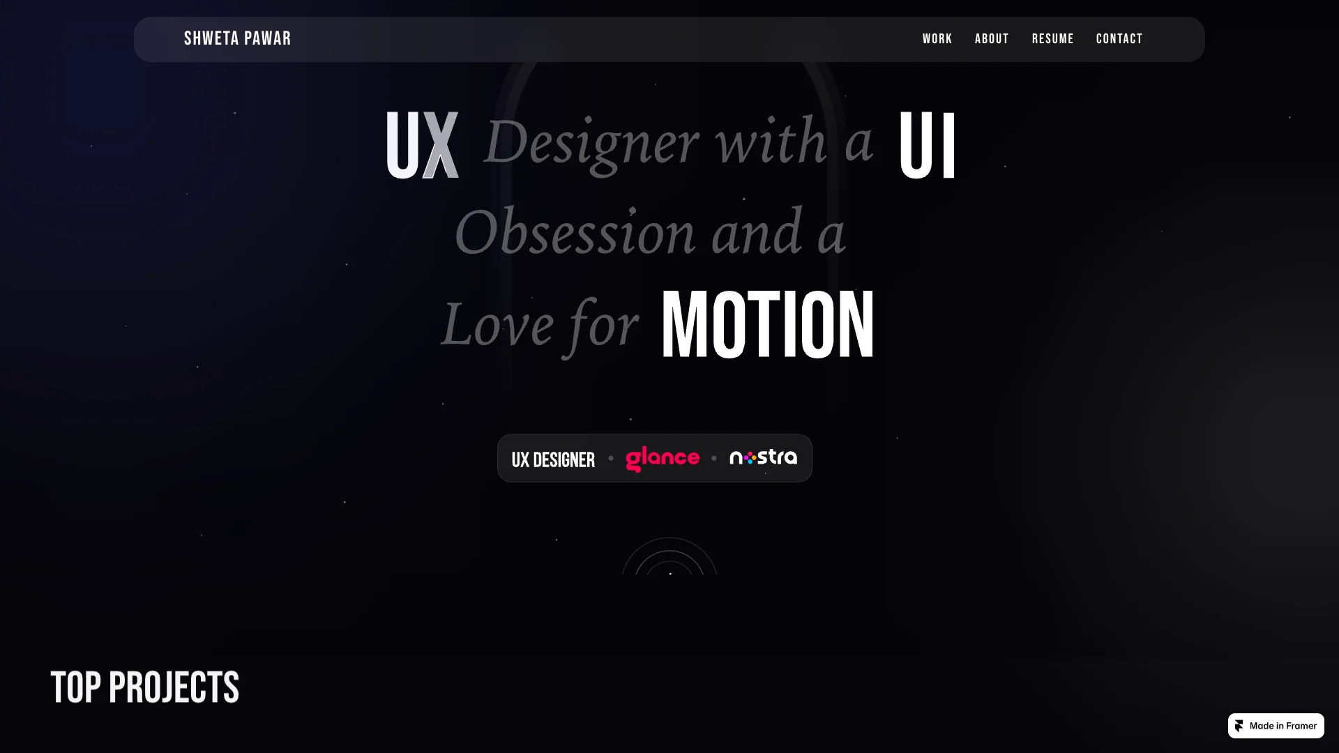 Portfolio website of Shweta Pawar